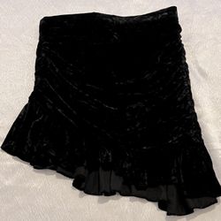 NWT Velvet Mini Skirt 