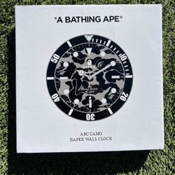 A Bathing Ape (BAPE) Clock Brand New In Box 