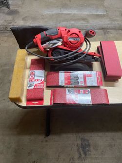 Bauer Belt Sander with Diablo Sanding Belts
