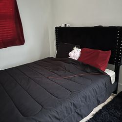 Bed Frame + Queen Mattress