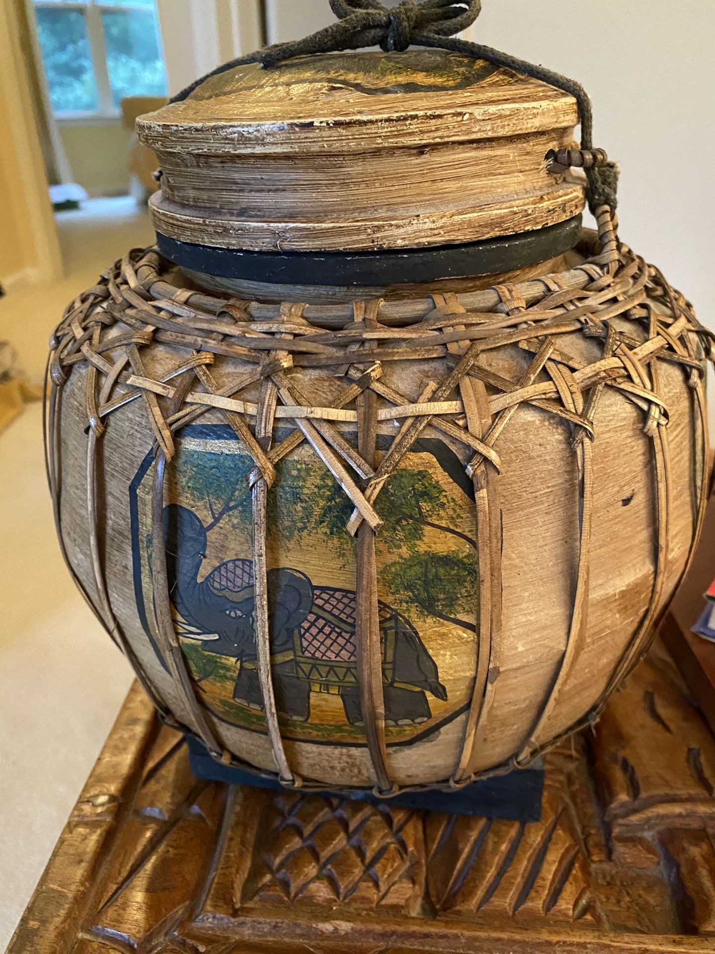 Decorative Wooden box from Asia