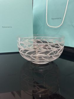 Tiffany & Co. Crystal Glass Bowl