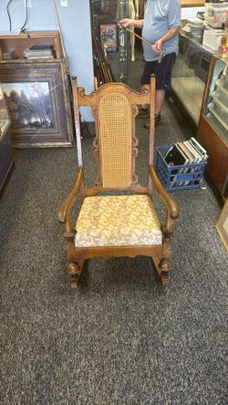 Antique Wooden Rocking Chair