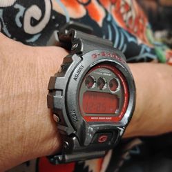 Vintage G Shock metallic colors mirror red face mens  watch