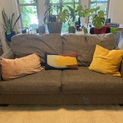 Comfy Grey Couch 