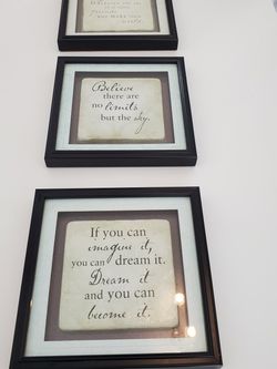 Matching 3 Frame Set