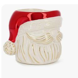 Bath And Body Works Santa Claus Christmas Candle Holder Pedestal
