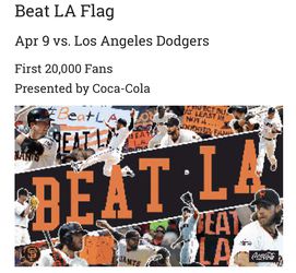 San Francisco Giants Beat LA Flag for Sale in Whittier, CA - OfferUp