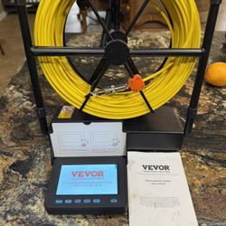 VEVOR Sewer Camera 100FT w/ Monitor – Pipe Inspection Camera – Works Perfect