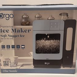 Orgo Products RGS1506 The Sonic Countertop Ice Maker, Nugget Ice Types, BLUE