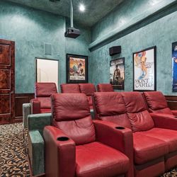 Red Reclining Movie Theatre Seats