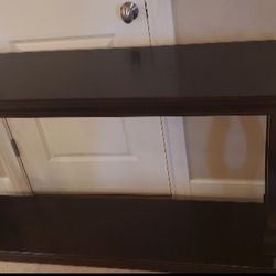 2 Dark Wood Entryway Tables 
55in Length 32in Height 15in Depth $100 each or $175 for both