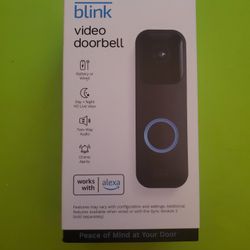 DOORBELL CAMERA - Blink Video Doorbell 