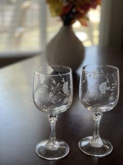 Princess House Stem Glasses