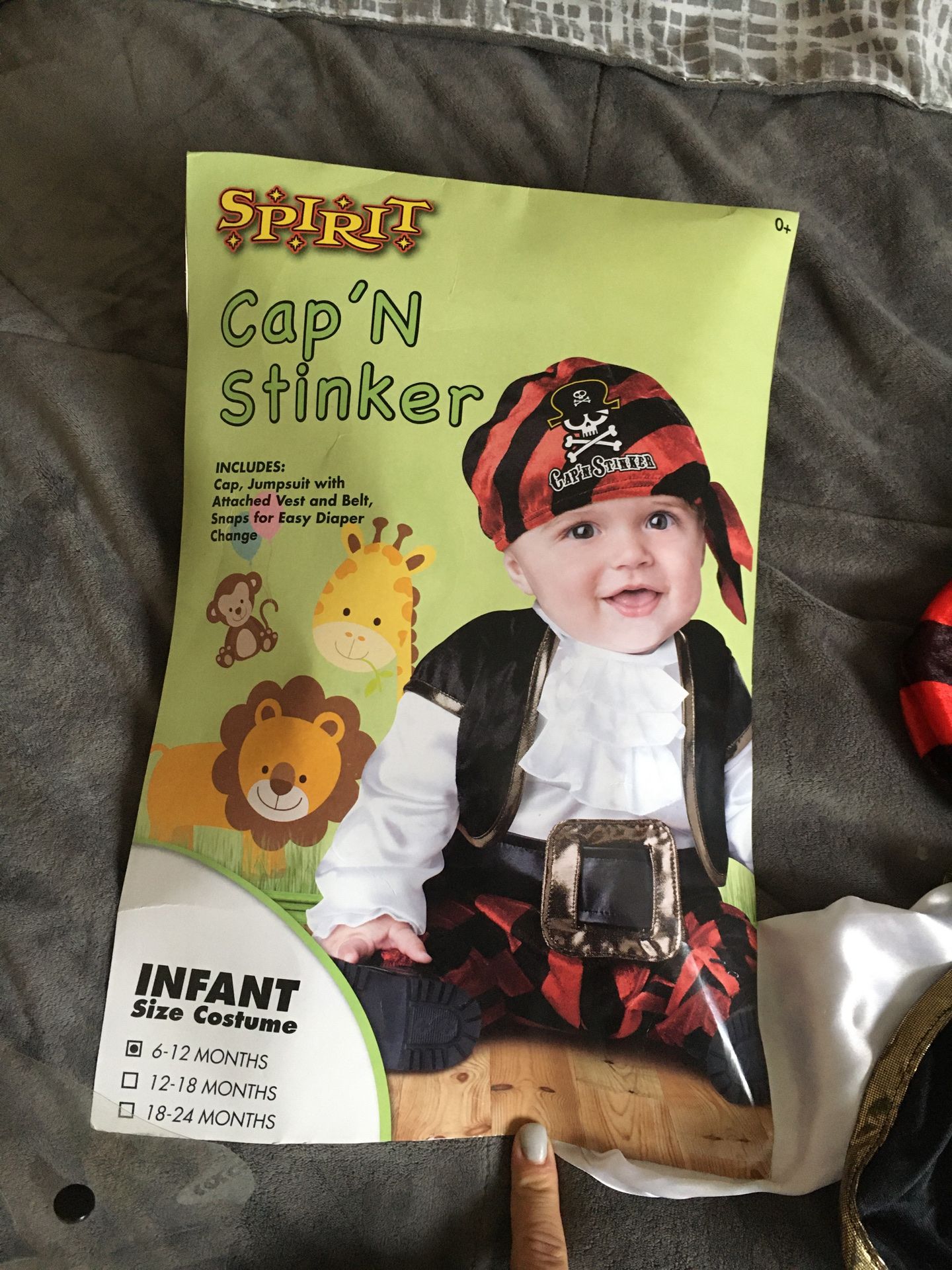 Infant pirate Halloween costume
