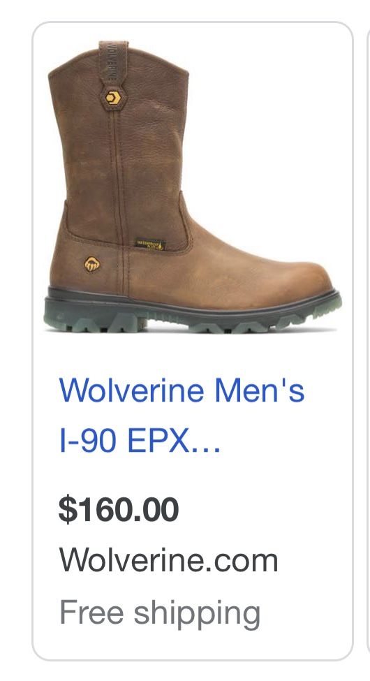 Wolverine Steel Toe Work Boots