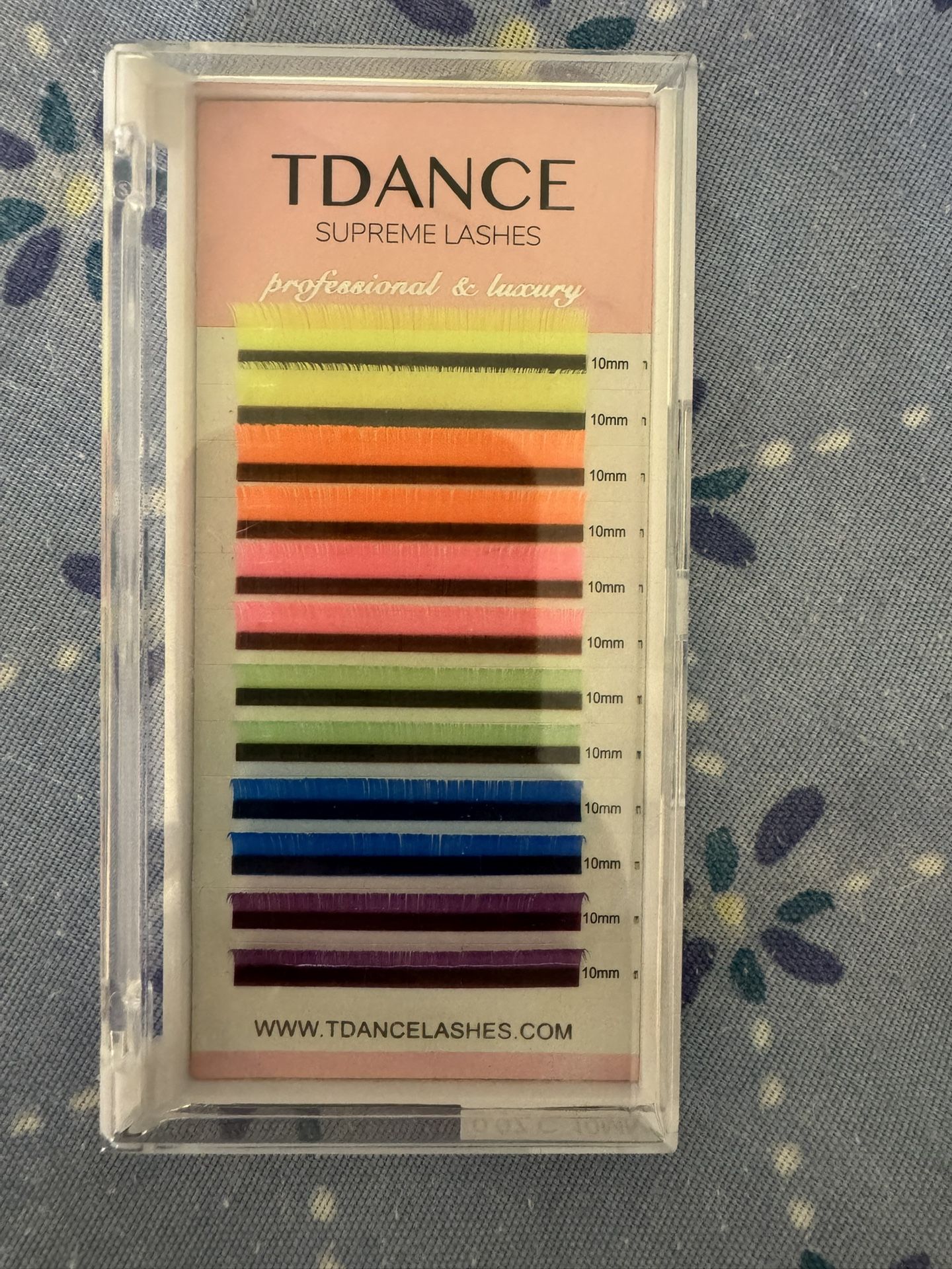 Tdance colored lash tray