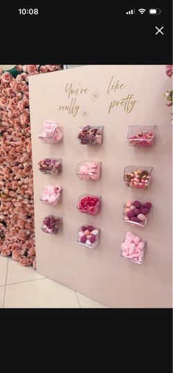 Event party bin wall
