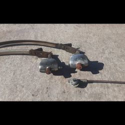 1949-52 GM Pontiac Windshield Wiper Towers Bezels 