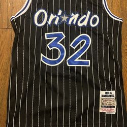 Vintage Orlando #32 Black Jersey Shaquille Black Sz Large