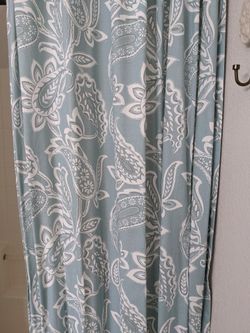 Two Panels Shower Curtain Like New