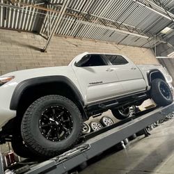 Tacoma Lifts Rims Tires Side Steps Bed Covers Intakes Mufflers Installations.