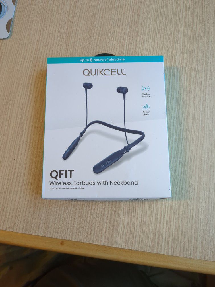 Quikcell Wireless Earbuds With Neckband
