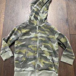 Boys Arnt Camo Zip Up Hoodie Sweater Size 2t By Cat & Jack #2