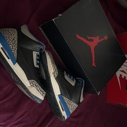 Jordan 3s sport blues looking for 75