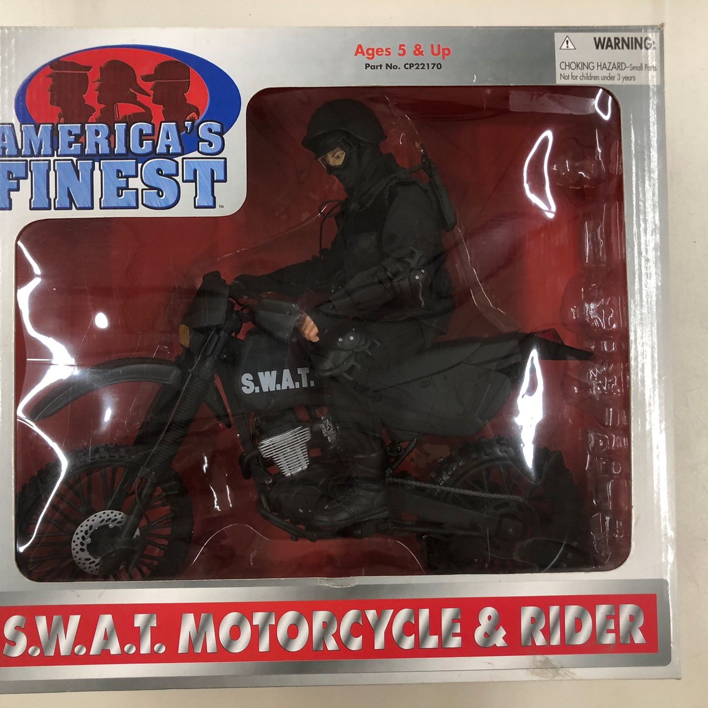 21st Century Tots America's Finest S.W.A.T Motorcycle & Rider