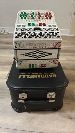 Gabbanelli Button Accordion with Case