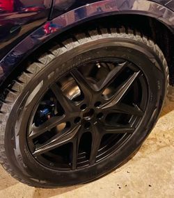 Awesome Snow Package Bridgestone Blizzak Winter Tires + MSW OZ Type 40 Alloy Wheels  *Barely used*