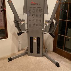 Freemotion Exercise Dual Cable  Cross Machine 