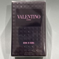 Brand New Men’s Valentino Born In Roma Cologne 3.4 Oz 100 Ml