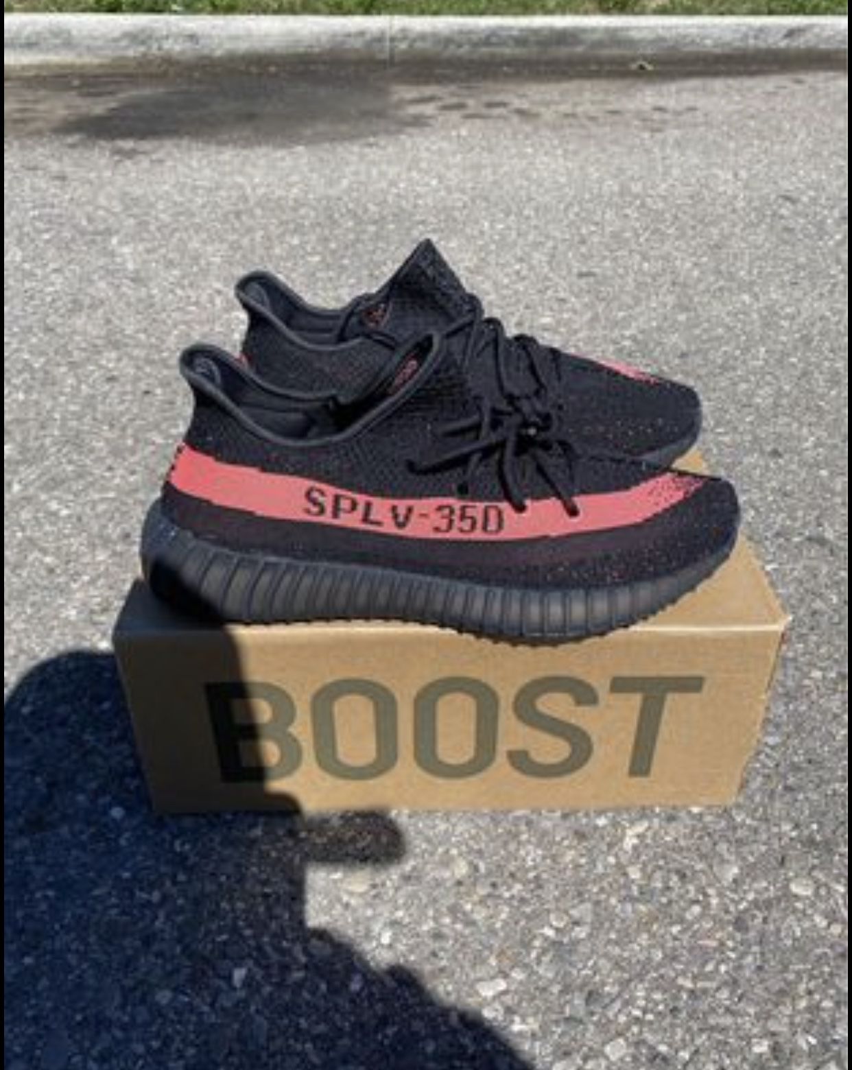 YEEZY 350 “CORE BLACK RED” (FREE DELIVERY) SIZE 12 ONLY