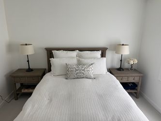 Pottery Barn Farmhouse Bedroom Set - Gray Wash - Excellent Condition