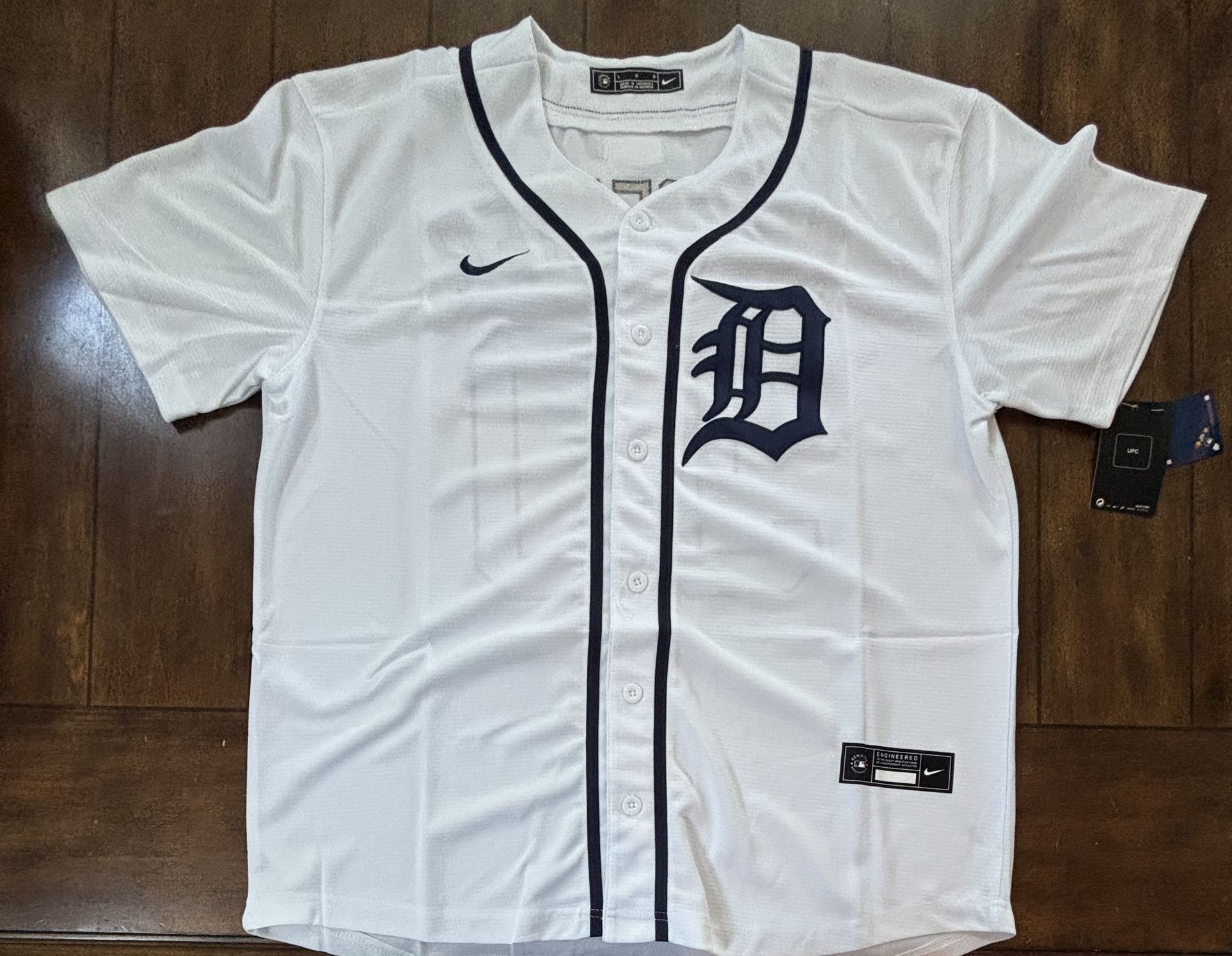 Detroit Tigers Kerry Carpenter White Jersey Adult Large NWT