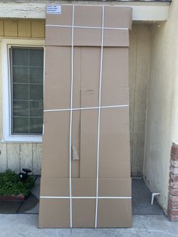 New Complete Black Security Screen Door Left Or Right Hand 