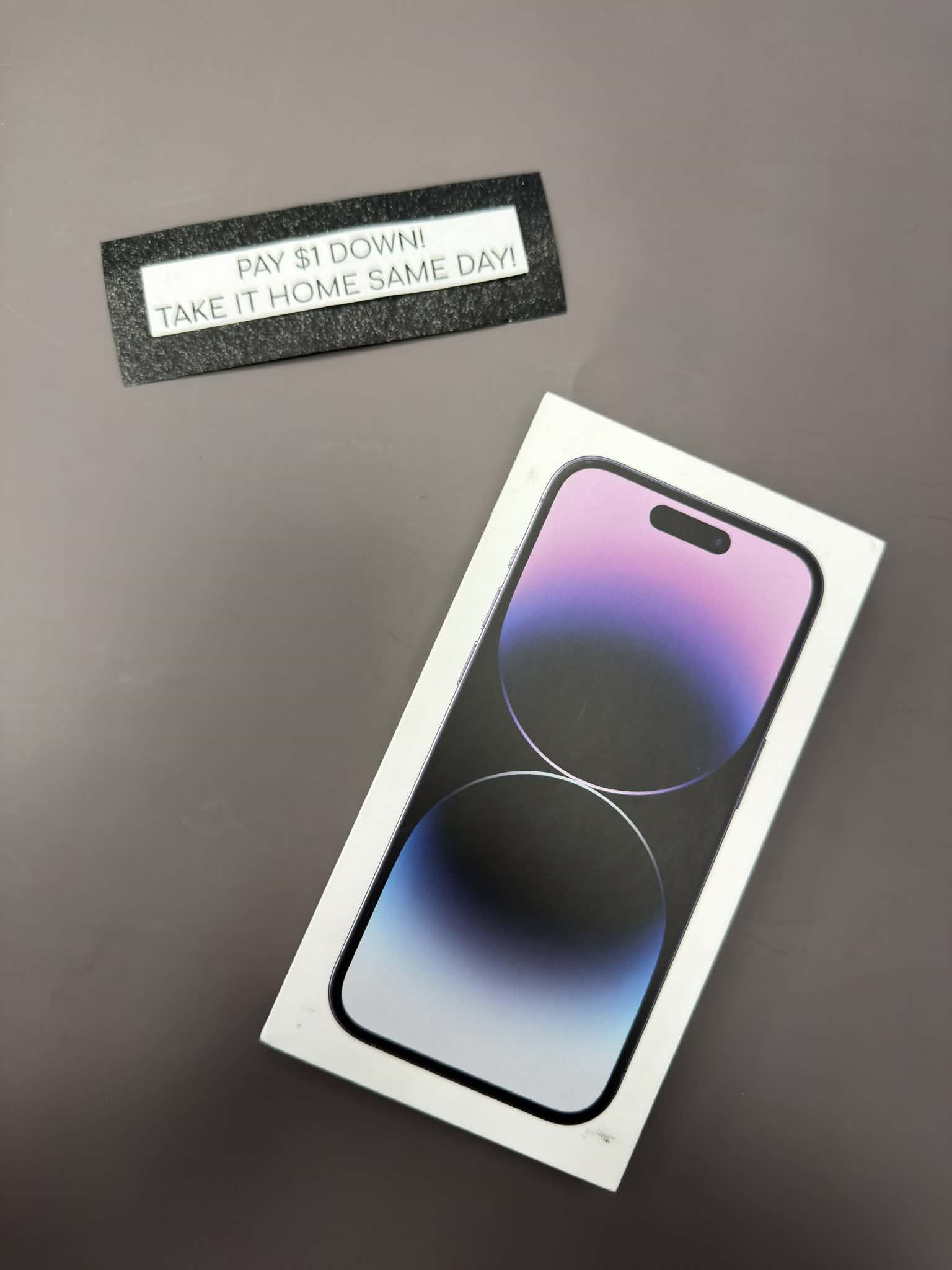 Apple iPhone 14 Pro 6.1 - Pay $5 DOWN AVAILABLE - NO CREDIT NEEDED