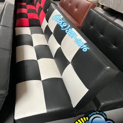 Black And white Checkered Futon Couch Sofa New Nuevo 