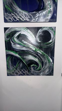 Graffiti Style 2x2 Gallery Depth Original Paintings By SHAM