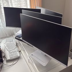 FOUR (4) MSI Pro MP273AW 27" IPS LCD 100Hz Free Sync Monitors