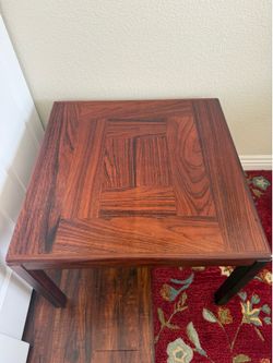 Vejle Stole- og Møbelfabrik Danish Rosewood End & Side Tables  Dark Wood