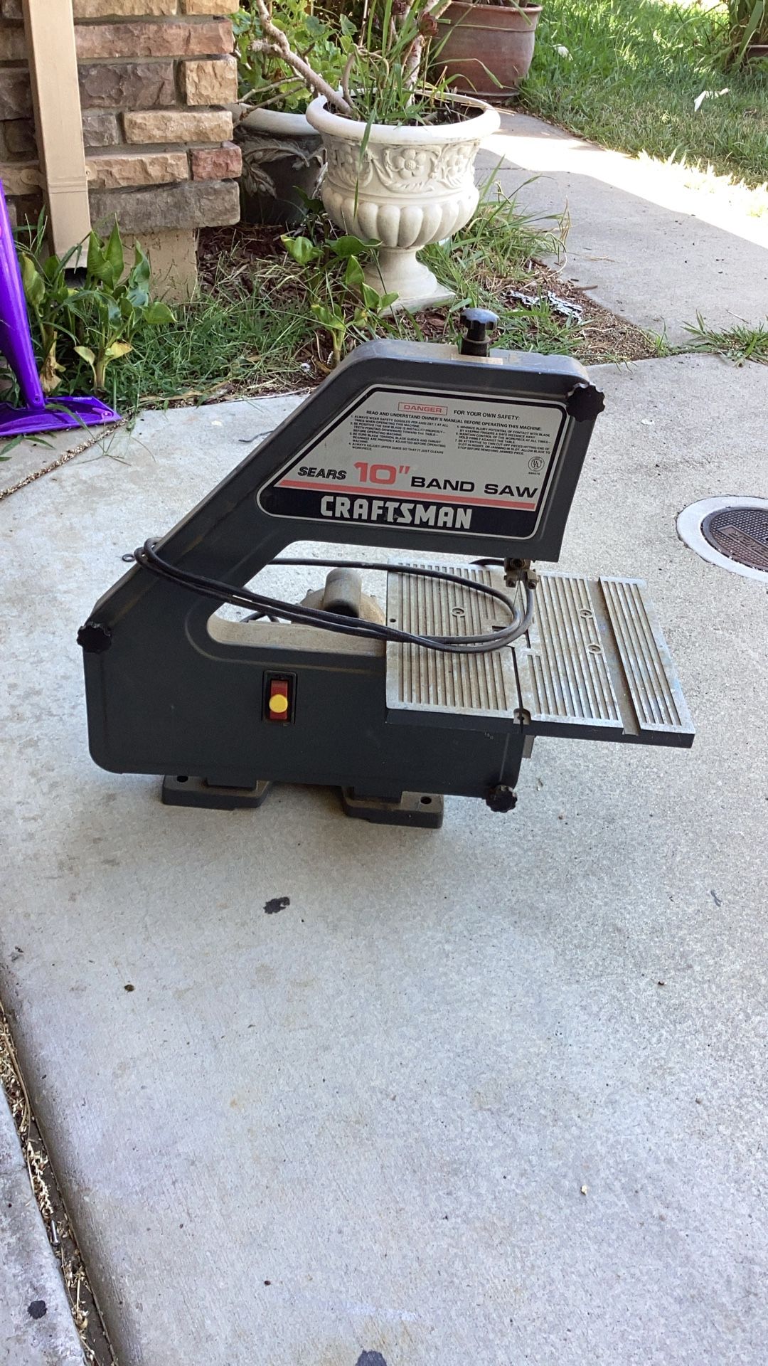 Sears Craftman 10 Band Saw Works Perfect