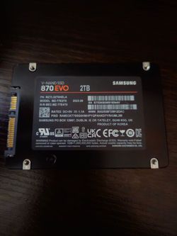Samsung 870 EVO 2TB SATA SSD (OBO)