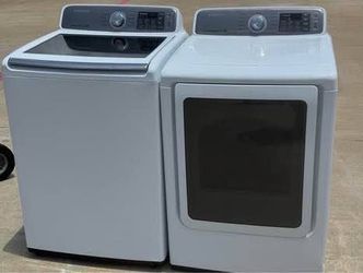 Samsung set washer and dryer  extra large load capacity  in excellent working condition extra for delivery same day delivery and installation availabl