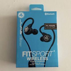 J Lab Fit Sport Bluetooth Wireless Earbuds