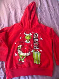 Grinch Hoodie Sweater size 5T