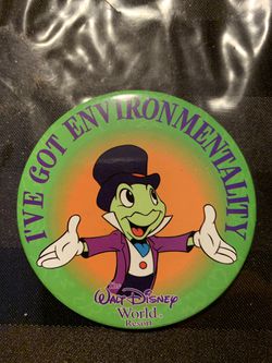 Disney “Jiminy Cricket” Environmentality Cast Member Exclusive button