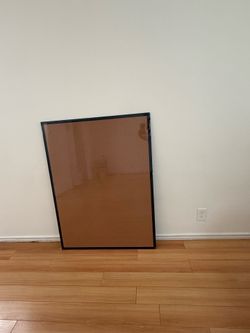 CORK BOARD ALUMINUM BLACK FRAME 4X3
